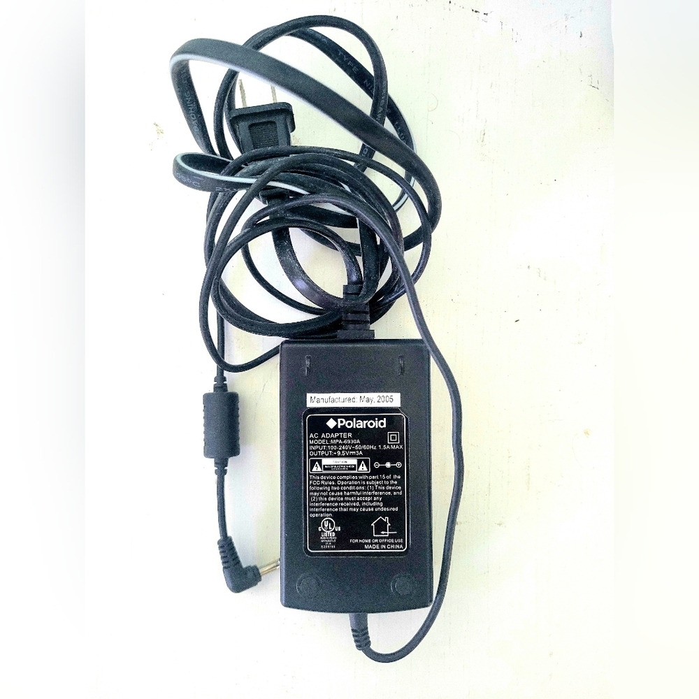 Polaroid Black AC Adapter MPA-6930A